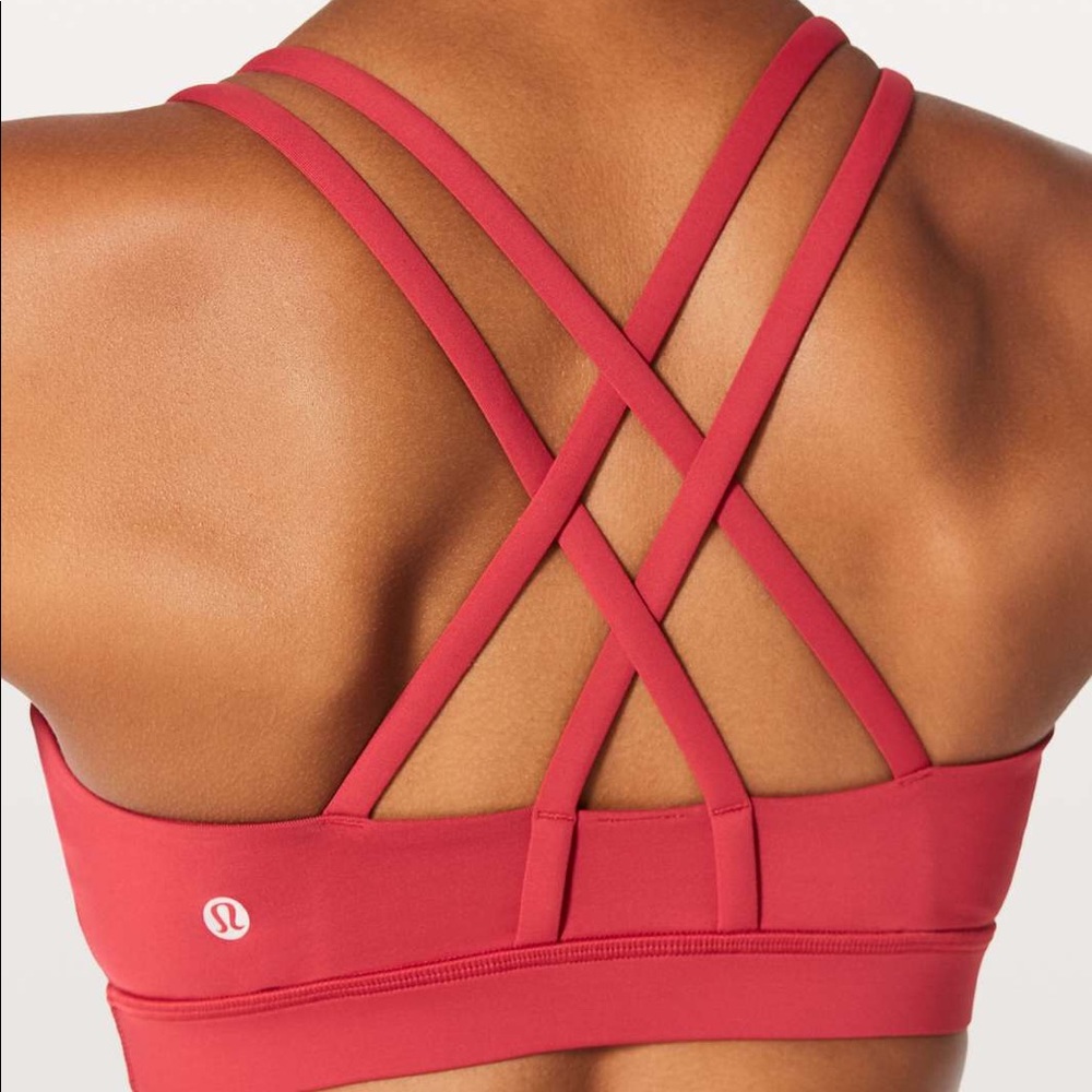 LULULEMON coral sports bra